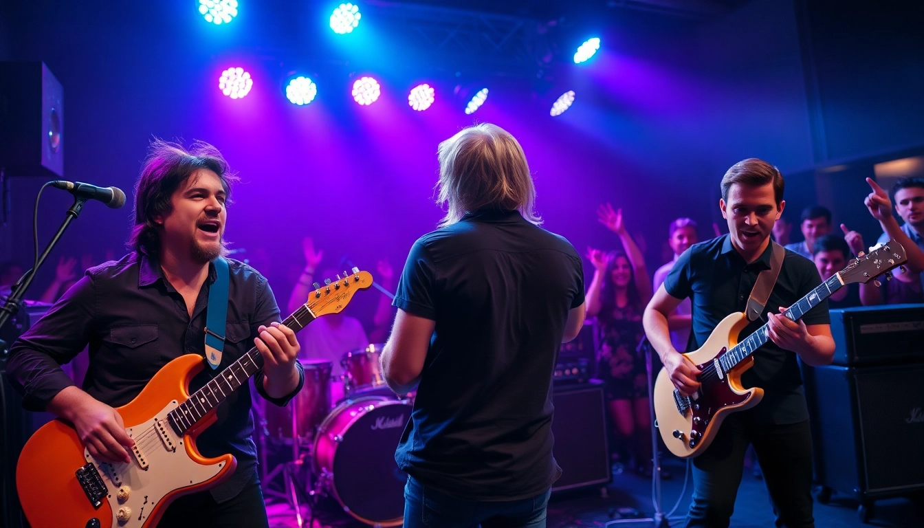 Engaging live performances with passionate musicians captivating the audience
